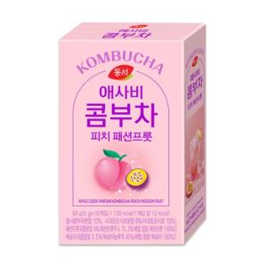[동서식품] 애사비콤부차(피치패션프룻)_10T